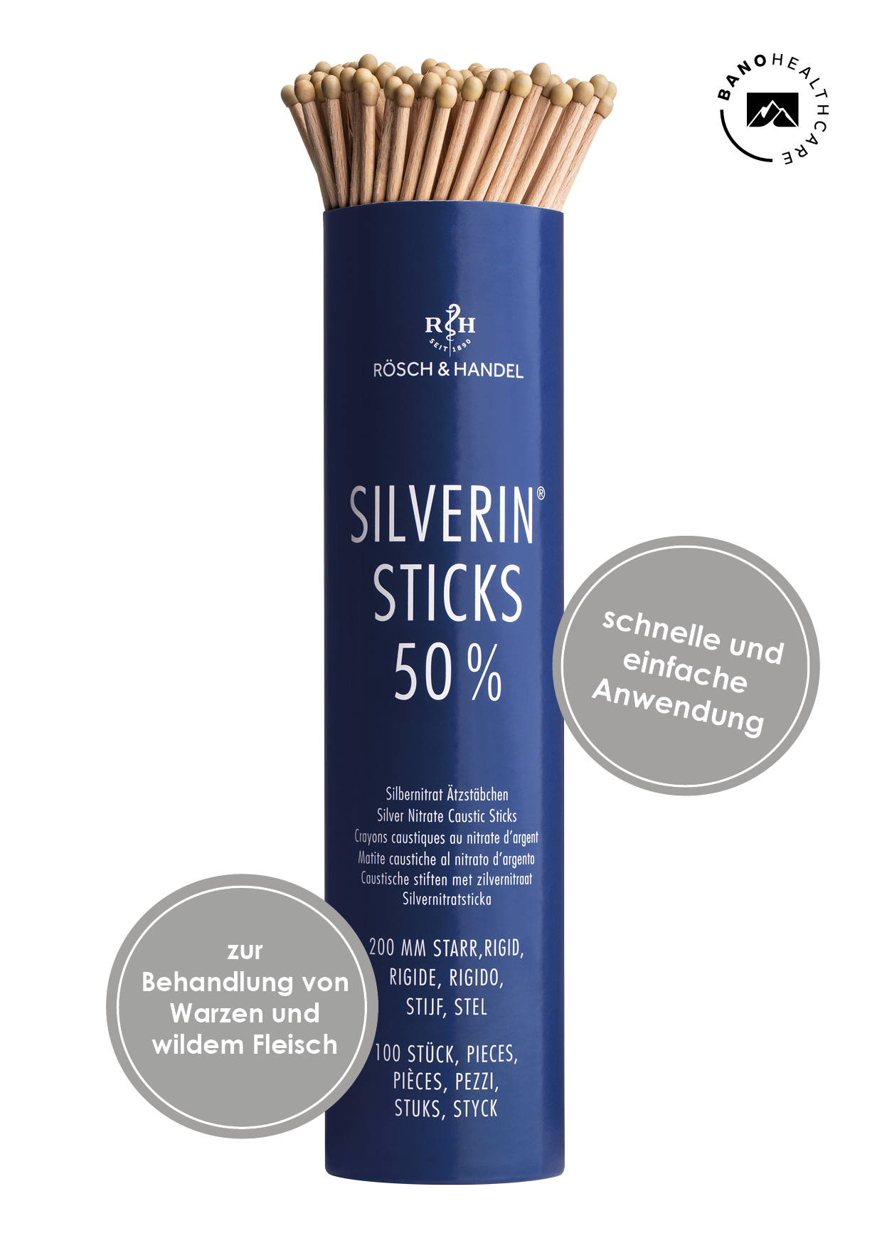 SILVERIN Sticks 50% met zilvernitraat